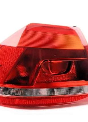 Фонарь задний volkswagen passat b7 usa 2011-2015 левый, без ламп, внешний (led/p21w) tyc 11-680-20-01n