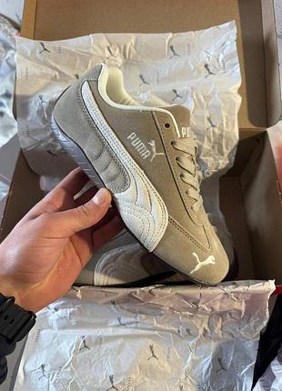 Puma speedcat beige white