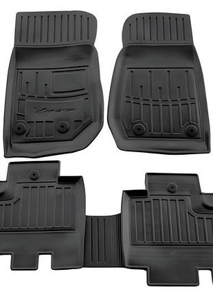 Килимки stingray 3d (5d, 5 шт, поліуретан) для jeep wrangler 2007-2017 рр