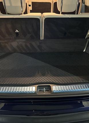 Килимок в багажник eva (3 ряди, чорний) для mercedes gls x167 2019- рр