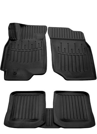 Коврики резиновые stingray 3d (5 шт, полиуретан) для mitsubishi lancer 9 2004-2008 гг