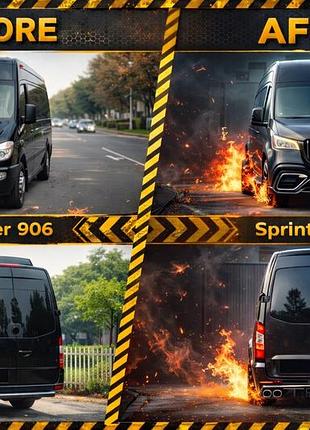 Комплект рестайлинга в w907 для mercedes sprinter w906 2006–2018 гг