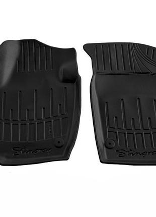Передні килимки stingray 3d (2 шт) для skoda rapid 2012-2019 рр