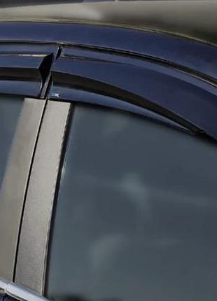 Вітровики renault clio iv хетч 2012-2019 (скотч), 4 шт