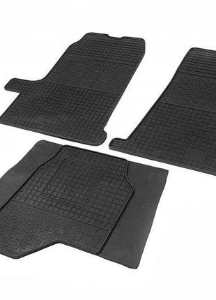 Резиновые коврики (3 шт, polytep) для ford transit 2000–2014 гг