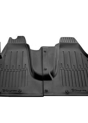 Передние резиновые коврики stingray 3d (2 шт) для volkswagen t6 2015-2024 гг