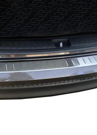 Накладка на задній бампер omsaline 2016-2018 (нерж) для hyundai tucson tl рр