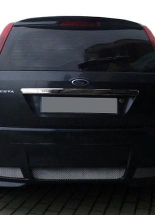 Задний бампер 2005-2008 (накладка, грунтованный) для ford fiesta