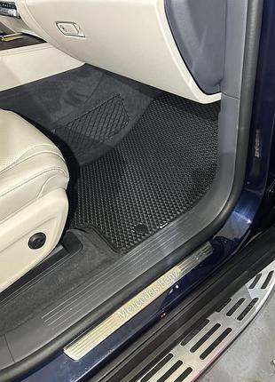 Килимки eva (3 ряди, чорний) для mercedes gls x167 2019- рр
