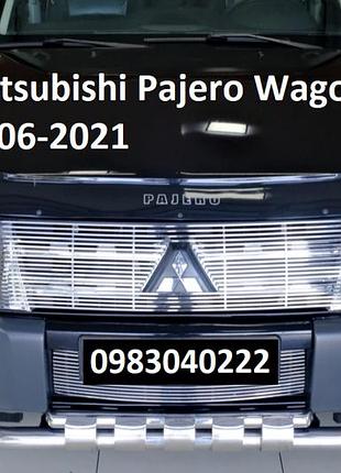 Дефлектор капота mitsubishi pajero wagon iv 2006-2021