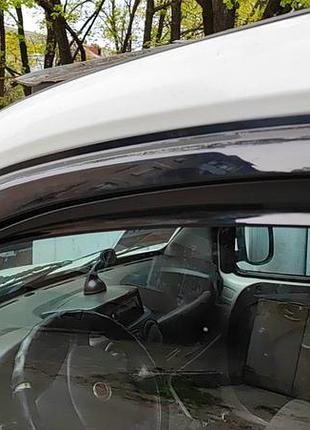 Ветровики на окна (2 шт., sunplex sport) для fiat doblo i 2005-2010 гг