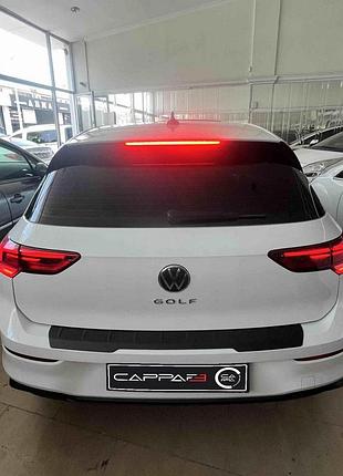 Накладка на задній бампер eurocap (abs) для volkswagen golf 8 2019- рр