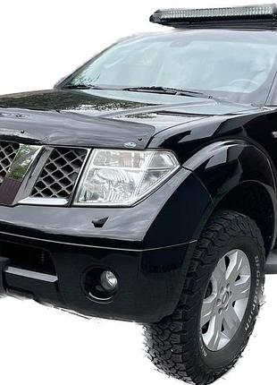 Дефлектор капоту (eurocap) для nissan pathfinder r51 2005-2014 рр