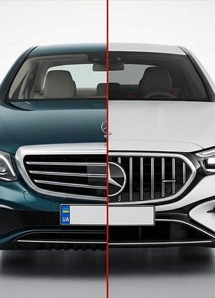 Комплект рестайлінгу в w214 amg e53 для mercedes e-сlass w213 2016-2023 рр
