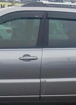 Ветровики на окна (4 шт, hic) для kia sportage 2004-2010 гг