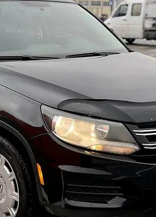 Дефлектор капота volkswagen tiguan 2008-2016