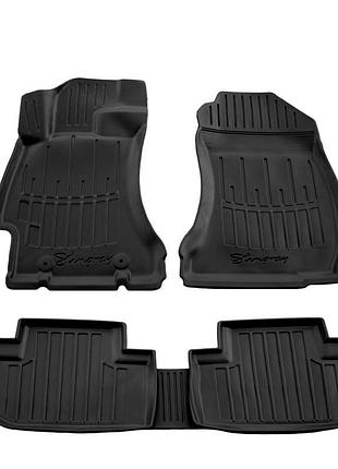 Килимки stingray 3d (5 шт, поліуретан) для subaru forester 2013-2018 рр