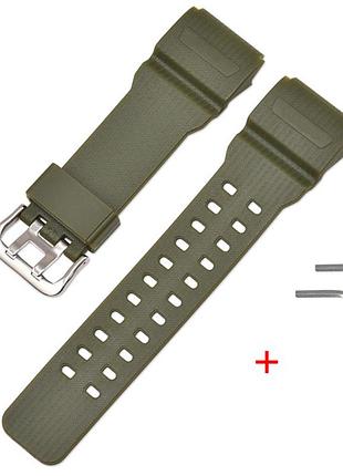 Ремінець для casio g-shock gg-1000/gwg-100/gsg-100 army green si