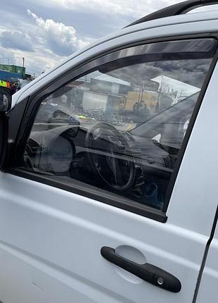 Дефлектори вікон (вітровики) mercedes vito w-639 viano 2003+ 2d (вст, 2шт) (heko)