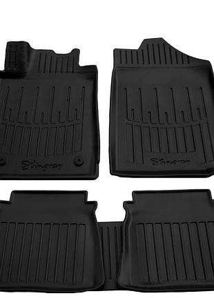 Коврики резиновые stingray 3d (5 шт, полиуретан) для toyota camry 2006-2011 гг