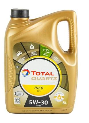 Моторное масло total quartz ecs 5w-30, 5л total 151261