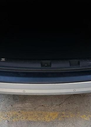 Накладка на задний бампер eurocap (abs) для volkswagen caddy 2015-2020 гг