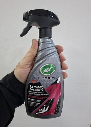 Поліроль для кузова turtle wax hybrid solutions ceramic 3 в 1 detailer 500 мл