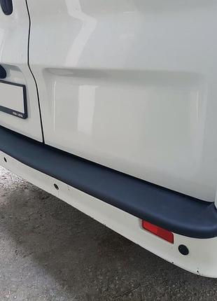Накладка на задний бампер eurocap (abs) для renault trafic 2001–2015 гг