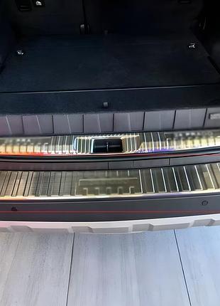 Накладка на задний бампер для toyota land cruiser prado 250 2023- гг
