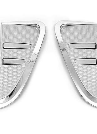 Хромированные накладки на жабры (2 шт) для bmw x5 f15 2013-2018 гг