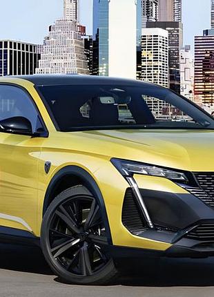 Молдинги на двери нержавеющая сталь (4 шт) для peugeot 408 2022- гг