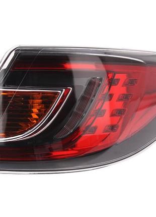 Фонарь задний mazda 6 (gh) 2007-2010, правый, наружный, красный, depo, 216-1973r-ue