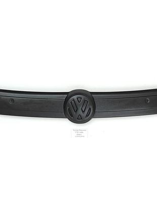 Зимова накладка на vw caddy 2010- "autoelement" мат.абс ґрати