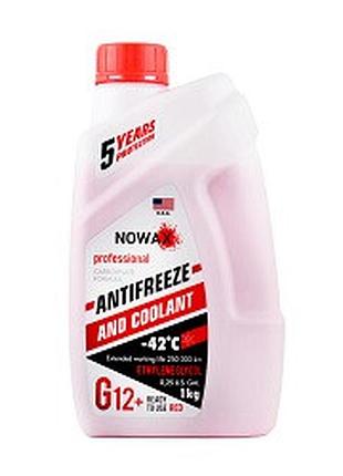 Антифриз 1kg червоний -42°с g12+ nx01006 "nowax" (15шт/ящ)