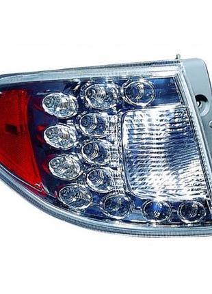Фонарь задний subaru impreza hb 2007-2011, левый, без ламп (wy21w/led), внешний, depo, 220-1921l-ue