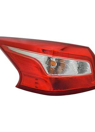 Фонарь задний nissan sentra 2016-2019, левый, внешний, depo, 315-1990l-as