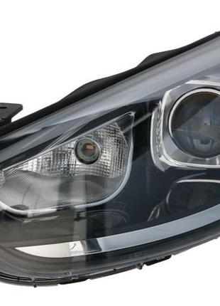 Фара передняя hyundai ix35 2010-2015, левая, электрическая/механическая регулировка, без корректора, без ламп (hir2/py21w/led),