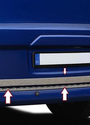 Накладка на багажник нержавейка для ford custom 2013-2022 гг