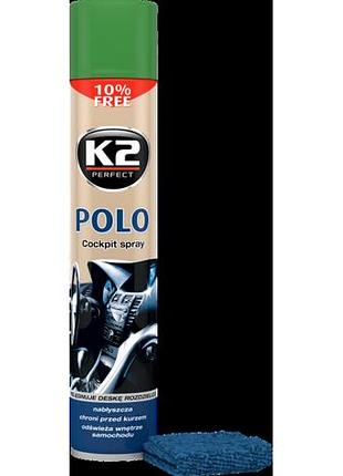 Поліроль торпеди спрей 750ml "k2" polo pine (сосна) k4071 (12шт/ящ)