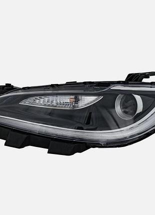 Фара передняя chrysler 200 2014-2016, левая, электрическая регулировка, (led), черная вставка, depo, a331196lacn2