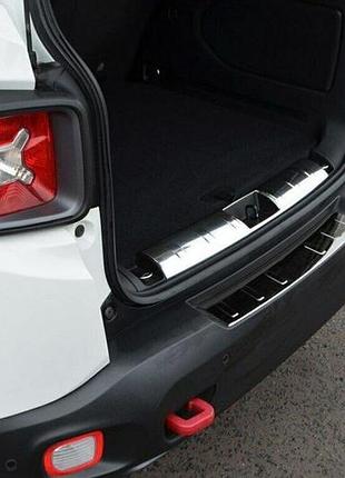 Накладка на задний бампер из нержавеющей стали для jeep renegade 2014- гг