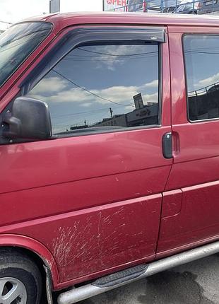 Дефлекторы окон (ветровики) volkswagen t4 1990-2003 (на скотче) (hic)