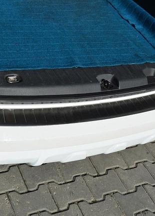 Накладка на задний бампер omsaline нержавеющая сталь для volkswagen caddy 2015-2020 гг