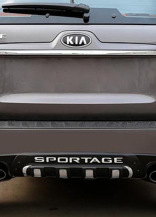 Задняя накладка libao (пластик) для kia sportage 2004-2010 гг
