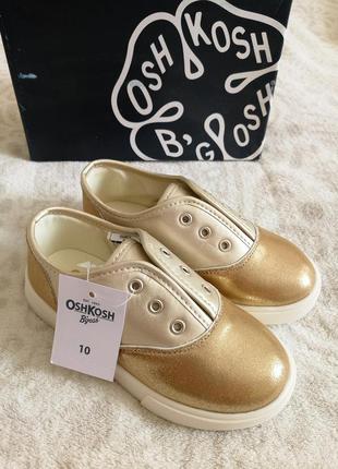 Мокасины (слипоны) oshkosh (сша)
