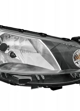 Фара передняя nissan nv200 2009-2016, правая, электрическая регулировка, без корректора, без ламп (h4/py21w/w5w), depo,