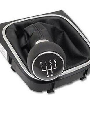 Чехол рычага кпп volkswagen golf 5 2003-2008/golf 6 2008-2012/jetta 2005-2011, + ручка 5 передач кпп, avtm, 110810002