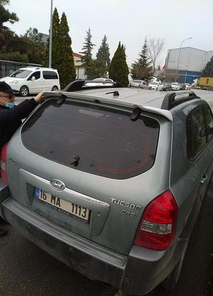 Спойлер meliset (под покраску) для hyundai tucson jm 2004- гг