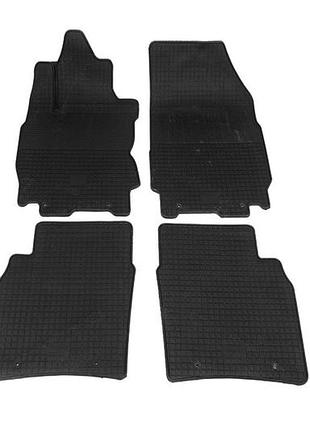 Резиновые коврики (4 шт, polytep) для nissan note 2004-2012 гг