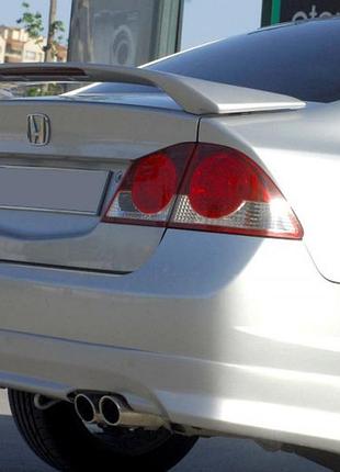 Спойлер исикли (під фарбування) для honda civic sedan viii 2006-2011 рр
